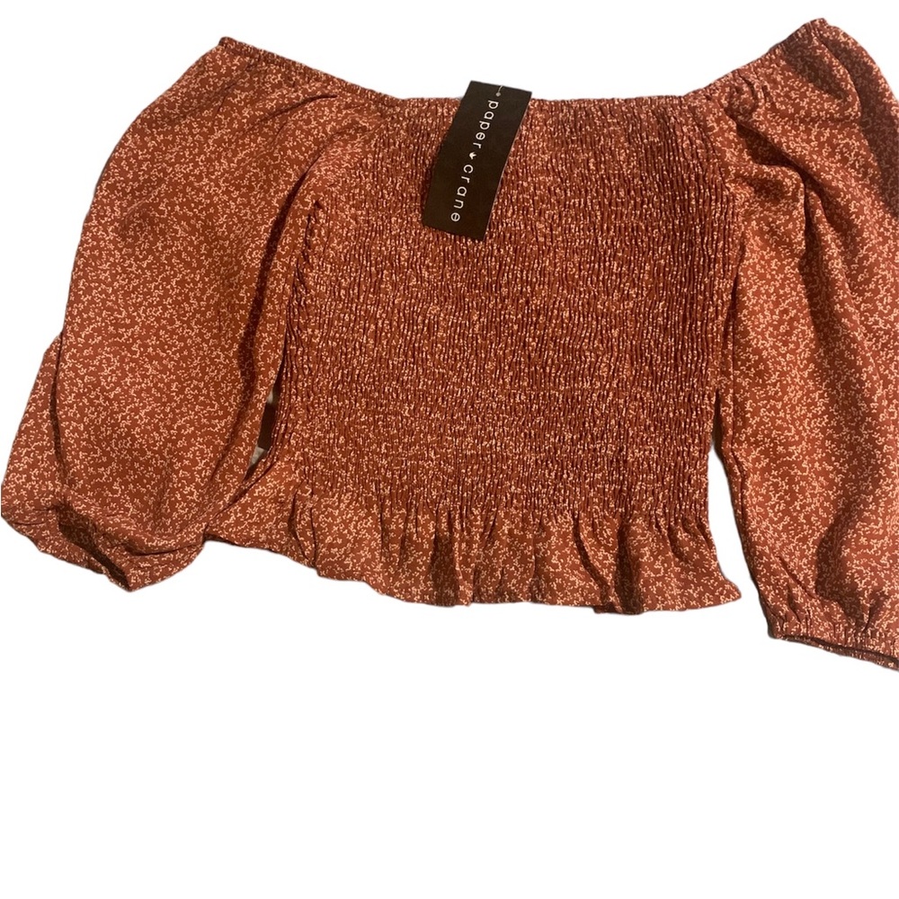 NWT Paper &Crane crop top. Size Small Women/Juniors